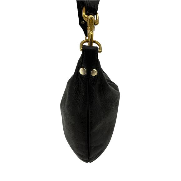 CLARE V. Moyen Messenger in Relaxed Black with Braided Crossbody Strap - Picture 12 of 16